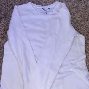 white long sleeve shirt